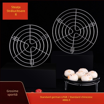 Raft triunghiular pentru abur din oțel inoxidabil 304 – Grilă de abur multifuncțional pentru uz casnic și comercial