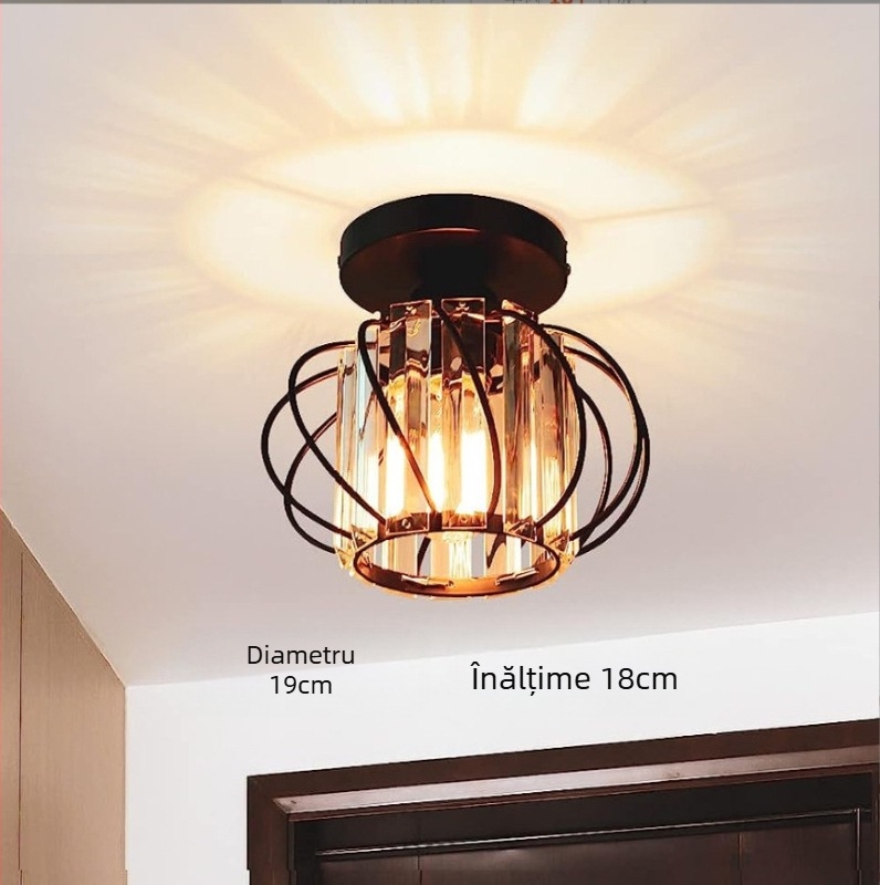 Lampa de plafon LED în stil lux, pentru antreu (LED, 220V, antreu)