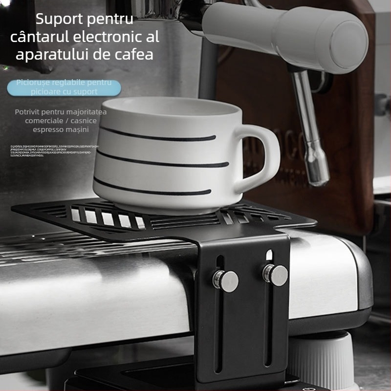 Suport pentru cântar electronic pentru mașina de cafea, finisaj lustruit, ambalare în tavă, 30 buc./cutie, personalizare disponibilă