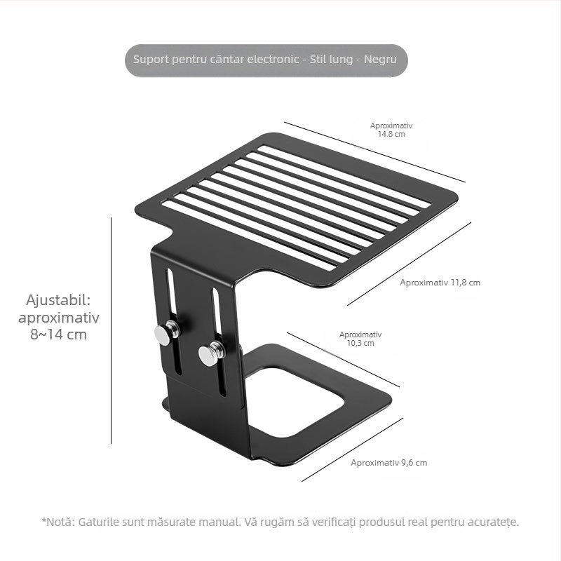 Suport pentru cântar electronic pentru mașina de cafea, finisaj lustruit, ambalare în tavă, 30 buc./cutie, personalizare disponibilă