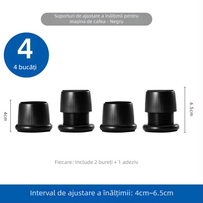 Suport pentru cântar electronic pentru mașina de cafea, finisaj lustruit, ambalare în tavă, 30 buc./cutie, personalizare disponibilă