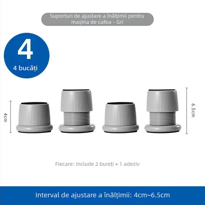 Suport pentru cântar electronic pentru mașina de cafea, finisaj lustruit, ambalare în tavă, 30 buc./cutie, personalizare disponibilă