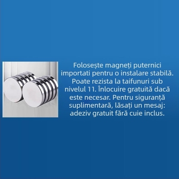 Capac de protecție pentru unitatea exterioară a aerului condiționat, model P66D; magnet puternic; funcționare automată; impermeabil; previne picurarea