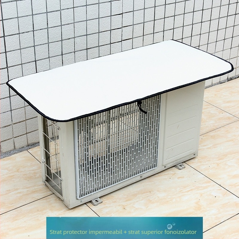 Capac de protecție pentru unitatea exterioară a aerului condiționat, model P66D; magnet puternic; funcționare automată; impermeabil; previne picurarea