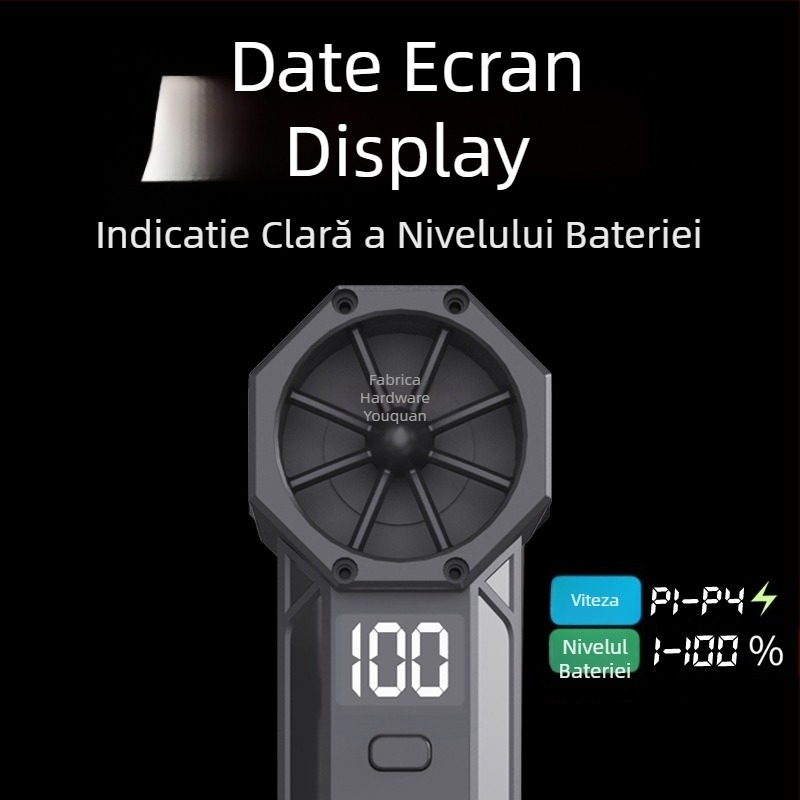 Pistol de curățare manual cu turbină pentru spălarea mașinii, pulverizare cu apă și îndepărtarea prafului — Healthy Photo