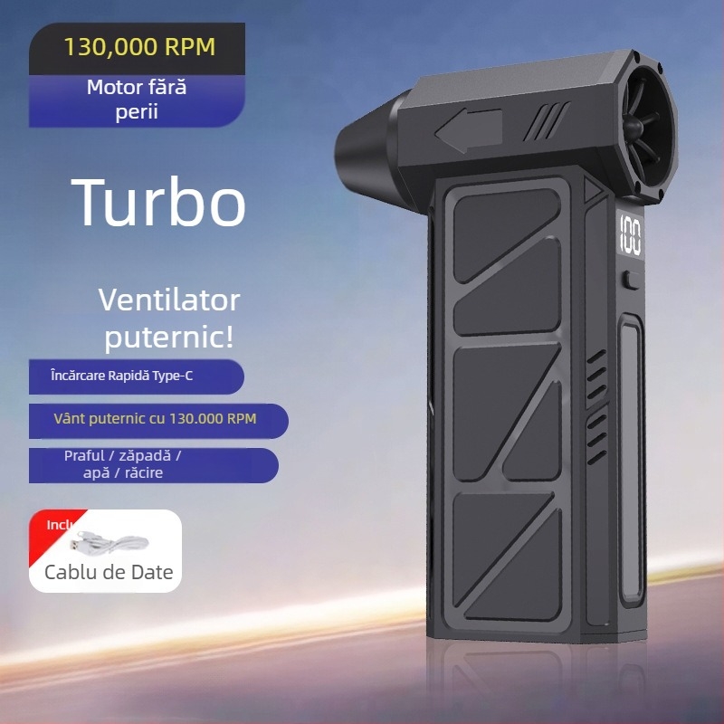 Pistol de curățare manual cu turbină pentru spălarea mașinii, pulverizare cu apă și îndepărtarea prafului — Healthy Photo