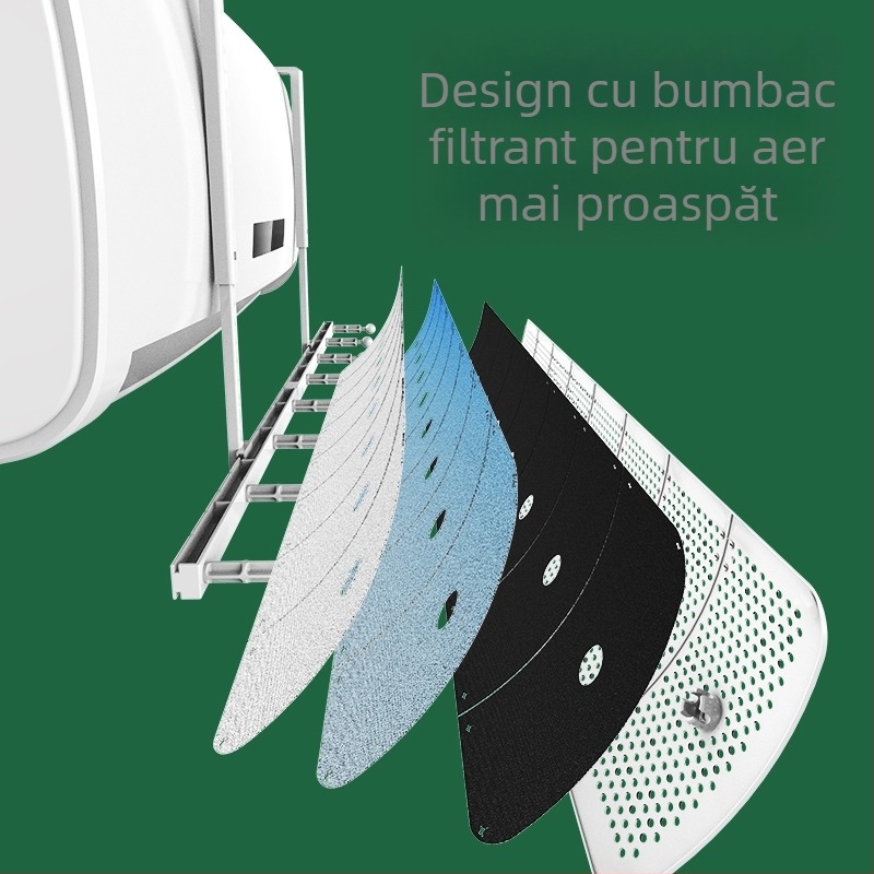 Deflector de aer pentru aer conditionat, montat pe perete, ABS, control universal al direcției curentului de aer, pentru dormitor