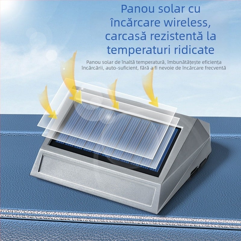 Purificator de aer pentru mașină cu ozon, model 8813, alimentare USB (5V), 2W, oxigen activ 40 mg, ioni negativ 100000