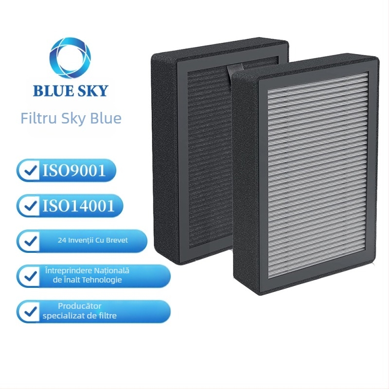 Cartuș filtrant pentru purificator LV-H128 | Lanyu | HEPA H13 True, captează 99,97% praf, polen, fum și mirosuri