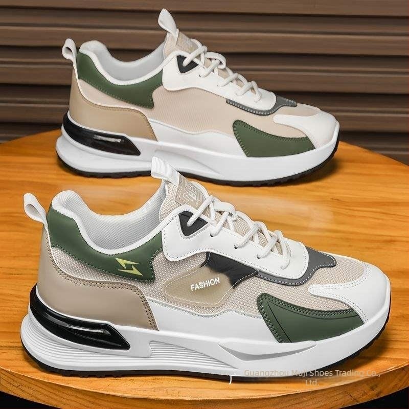 Pantofi sport casual pentru bărbați, cu partea superioară din PU respirabil, talpă PVC, slip-on, toc redus