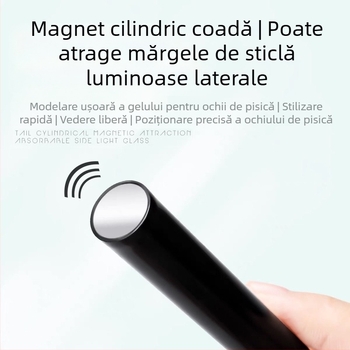 Magnet cat-eye în formă de Y pentru gel de lac de unghii | cu două capete, puternic, multifuncțional, magnet din oțel inoxidabil, 42 g