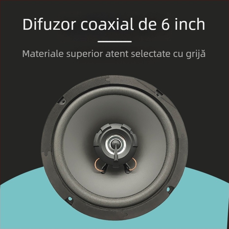 Boxă auto coaxială TS-606, 4 Ω, 500 W, 60 Hz-20 kHz, 93 dB