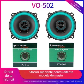 Difuzor auto VO-402-502, formă pătrată, 100W, sensibilitate 90dB, 12–24V