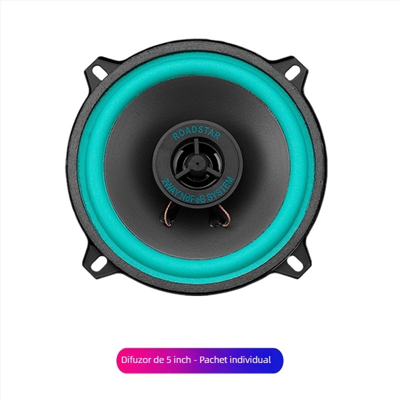 Difuzor auto VO-402-502, formă pătrată, 100W, sensibilitate 90dB, 12–24V