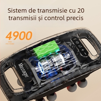 Masaj muscular cu mai multe capete, reîncărcabil, pentru talie și spate, vibrație de înaltă frecvență, 6+ capete, baterie încorporată 2000–4000 mAh, autonomie 1–3 ore, zgomot redus