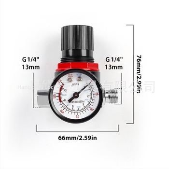 Manometru pentru vid cu filet G1/4, interval 0–1, precizie 0,1