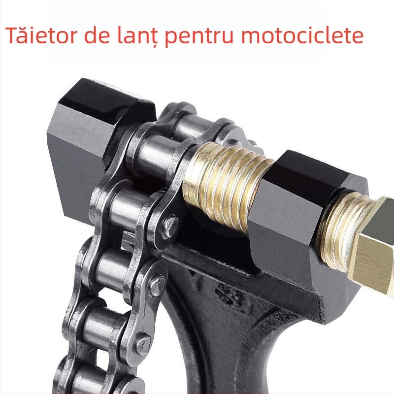 Tăietor de lanț și demontator pentru motocicletă – unealtă metalică, universală, fără personalizare
