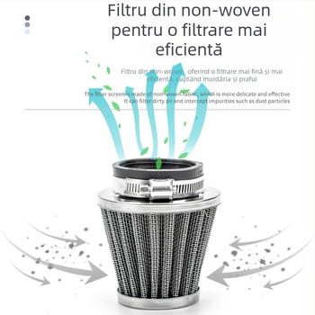 Filtru de aer pentru motocicletă L1 Mushroom Head – JBL, plasă din aluminiu, țesătură nețesută, cap de cauciuc