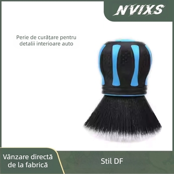 Perie auto pentru curățarea interiorului și a ventilării — peri moi sferici, material PP, marcă Hoya, multifuncțională, etichetă privată