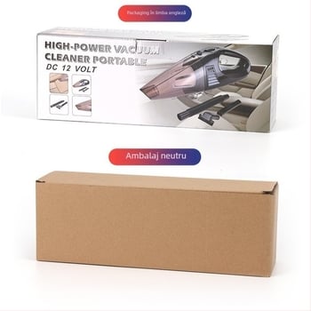 Aspirator auto mini portabil, 12V, 3500Pa, uscat și ud