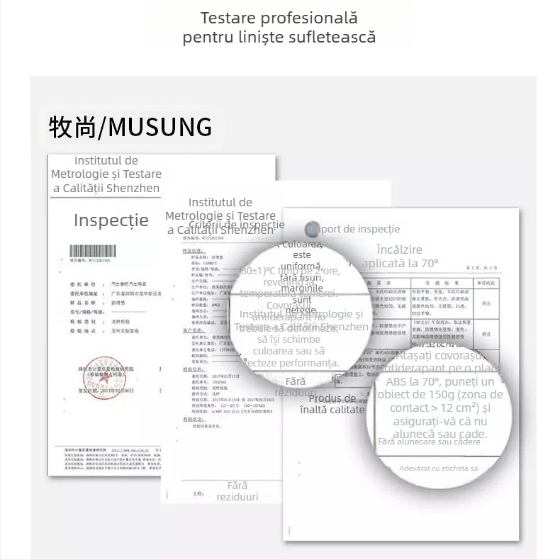 Covoraș anti-alunecare pentru bordul mașinii cu suport pentru telefon, PU material, Mushang, personalizabil cu logo, model: Altul