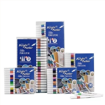 Marker acrilic pentru artă – rezistent la apă, nu se decolorează, potrivit pentru graffiti, ceramică și acuarelă – Joyful