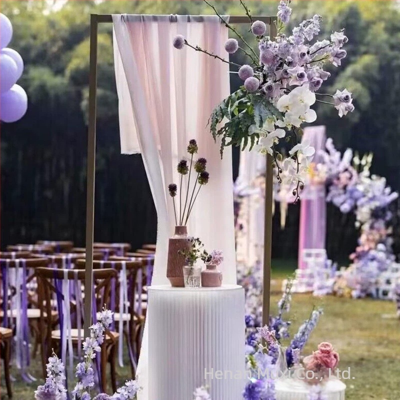 Draperie din chiffon perlată - lucrată manual, personalizabilă pentru decor de ziua de naștere