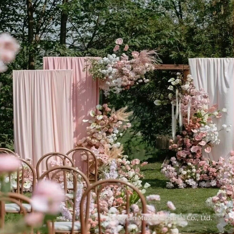 Draperie din chiffon perlată - lucrată manual, personalizabilă pentru decor de ziua de naștere