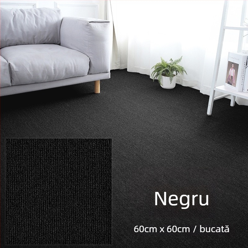 Covor autoadeziv comercial din poliester, model cu dungi, stil pastoral, țesut la mașină