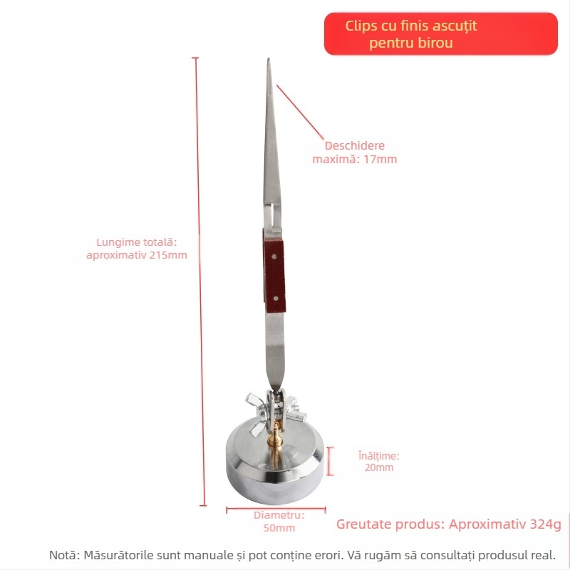 Clește universal pentru sudură, design de birou cu cot, clemă inversă, cu fălci drepte și curbate, dinți anti-derapare