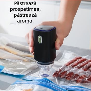Mașină de vidat - portabilă, mini, cu încărcare USB, model Vacuum Rod (5V, 7W, 1 Hz)