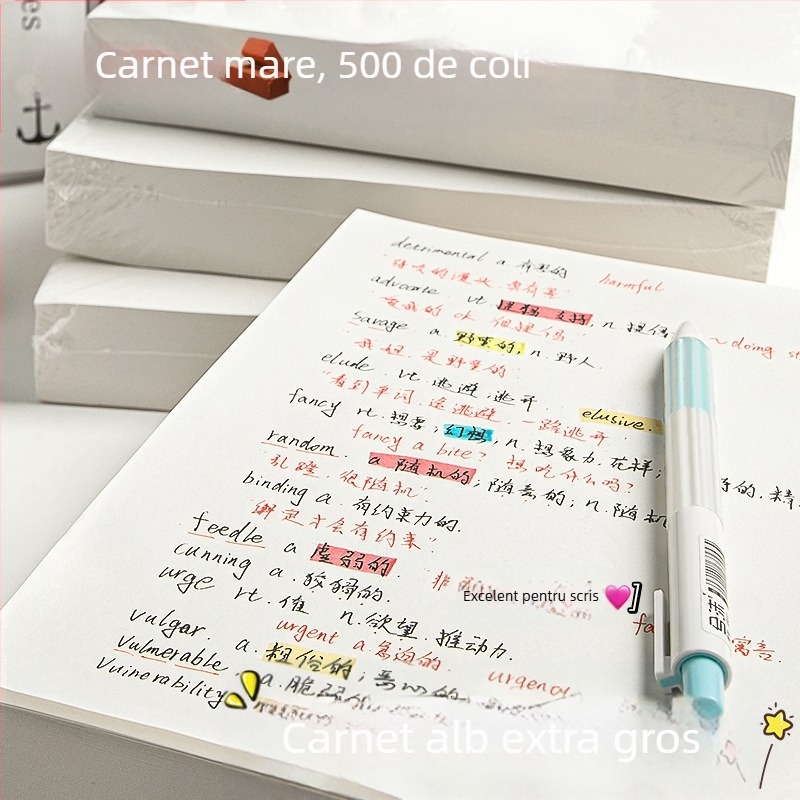 Caiet Sijin, stil bloc de hârtie, ne lipibil, fără autorizare IP (Brand: Sijin; Paste: No; Styling: paper brick; IP: No)