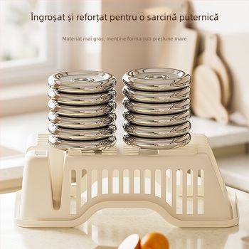 Raft pentru vase din PP pentru chiuveta de bucătărie — organizator multipurpose, brand Sheep multi-meter, lansat în 2024