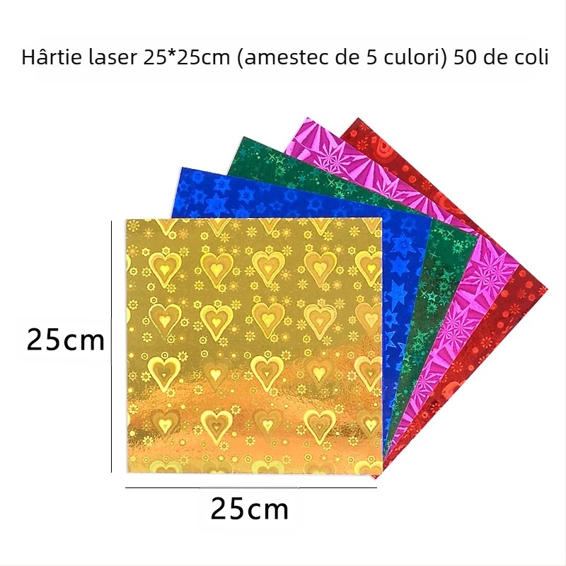 Hârtie origami pentru creații — hârtie lucioasă, marcă Bile, stil lux ușor, categorie: alte lucrări din hârtie, material: hârtie