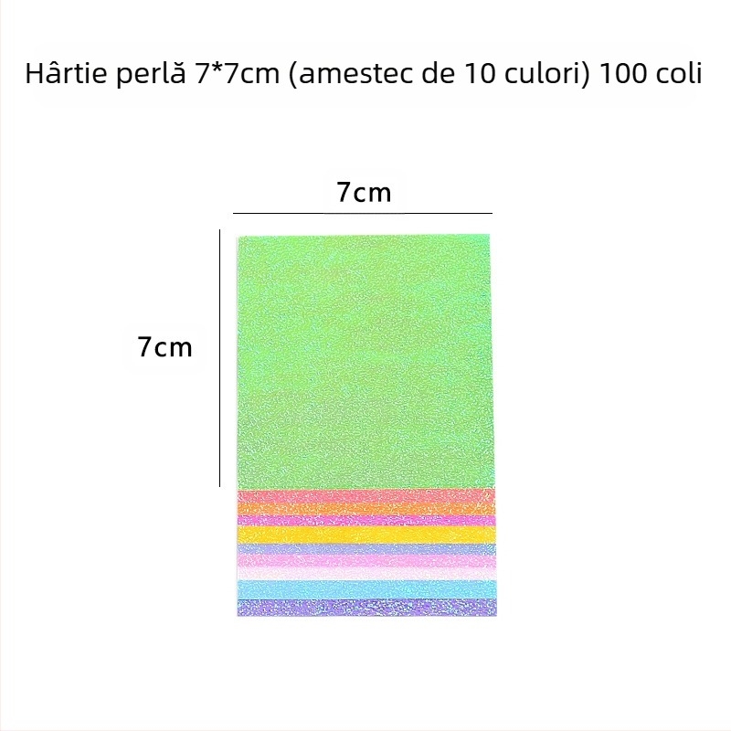 Hârtie origami pentru creații — hârtie lucioasă, marcă Bile, stil lux ușor, categorie: alte lucrări din hârtie, material: hârtie