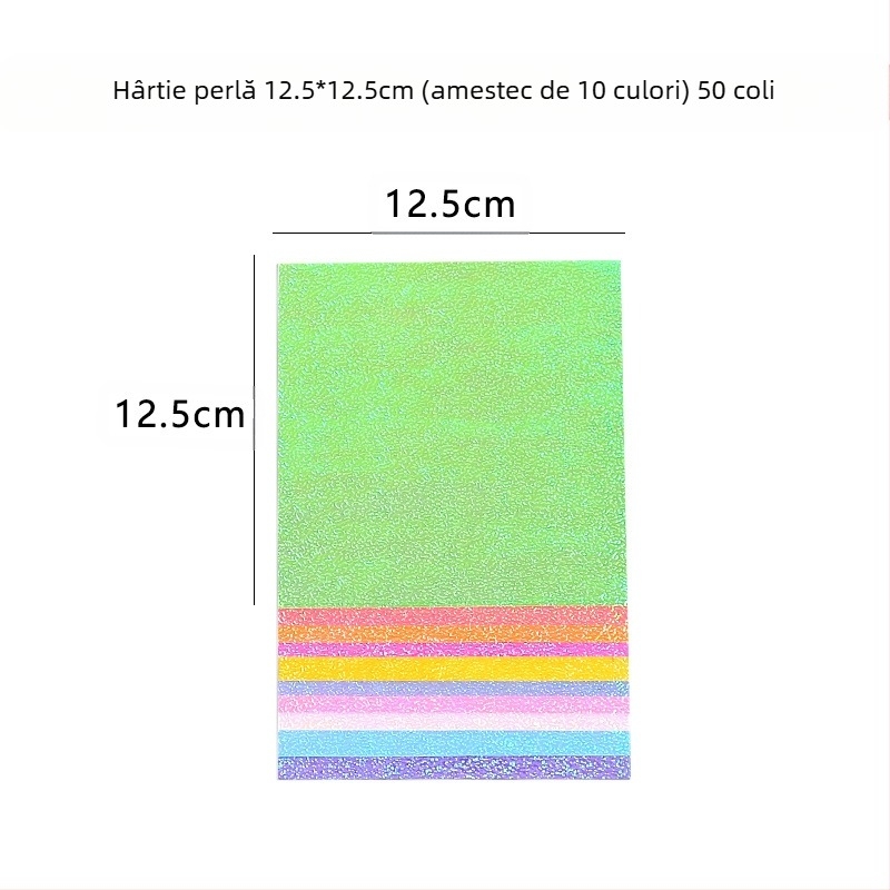 Hârtie origami pentru creații — hârtie lucioasă, marcă Bile, stil lux ușor, categorie: alte lucrări din hârtie, material: hârtie