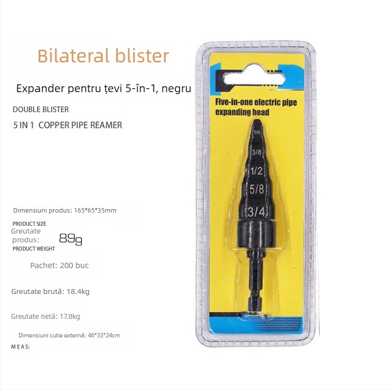 Expander pentru țevi din cupru, set de instrumente cinci în unu pentru reparații ale aerului condiționat, Yimaji