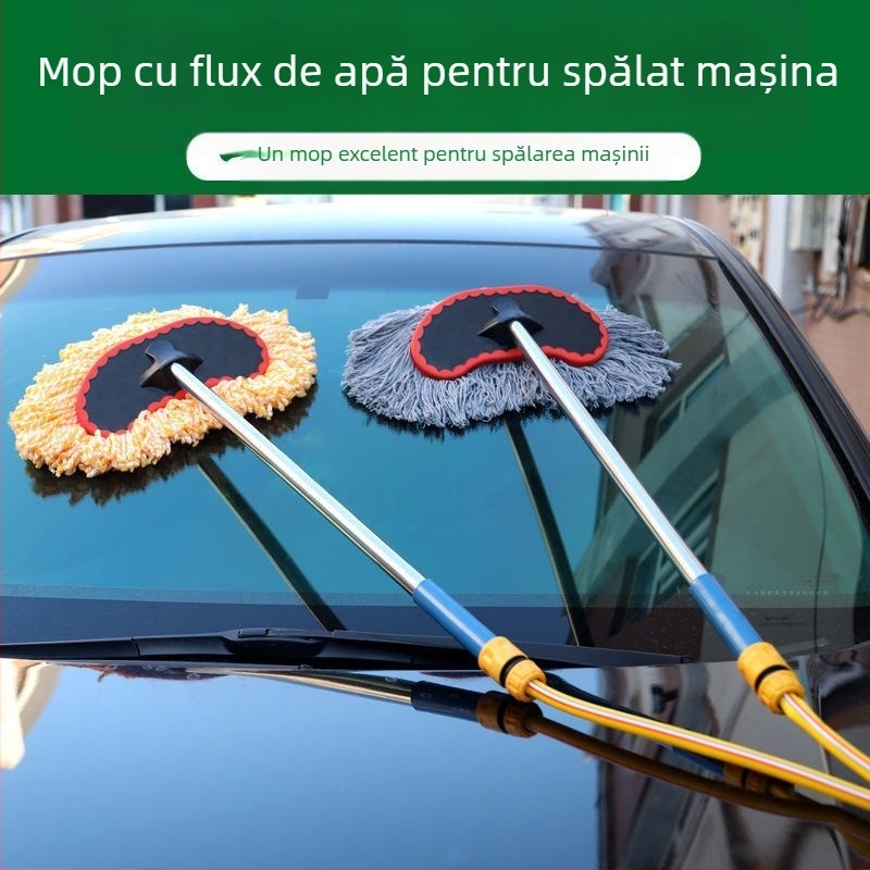 Yiju Mop de spălat auto, construcție din aliaj și pistol cu apă de înaltă presiune (Aliaj • Brand: Yiju • Pistol cu apă de înaltă presiune)