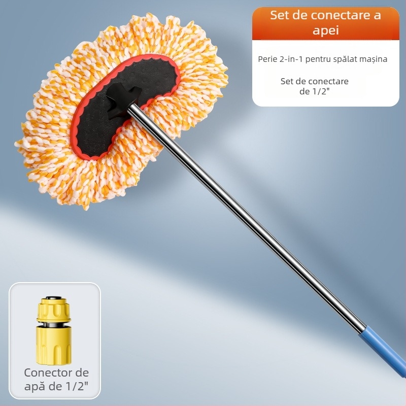 Yiju Mop de spălat auto, construcție din aliaj și pistol cu apă de înaltă presiune (Aliaj • Brand: Yiju • Pistol cu apă de înaltă presiune)