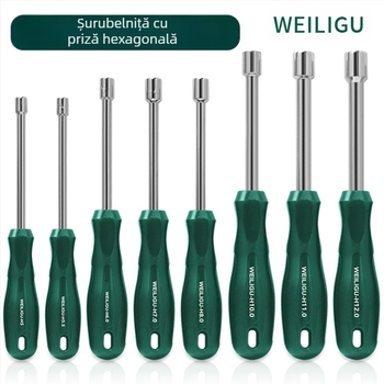 Cheie cu soclu hexagonal, oțel cu conținut mare de carbon, finisaj oglindă