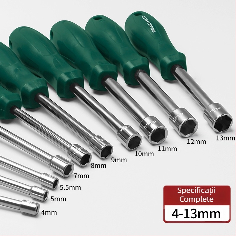 Cheie cu soclu hexagonal, oțel cu conținut mare de carbon, finisaj oglindă