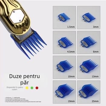 Pieptene pentru păr de la Juejiang Beauty | Construcție PC + foi de aluminiu | Pentru uz general
