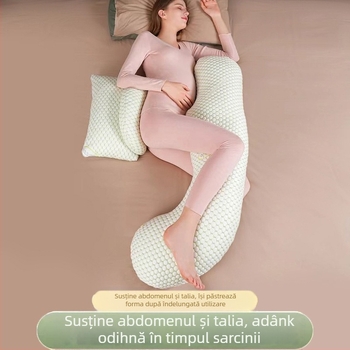 Perne de maternitate în formă de U, cu husă din fibre de bambus, greutate 1,1–1,5 kg, umplutură cod 19022027760