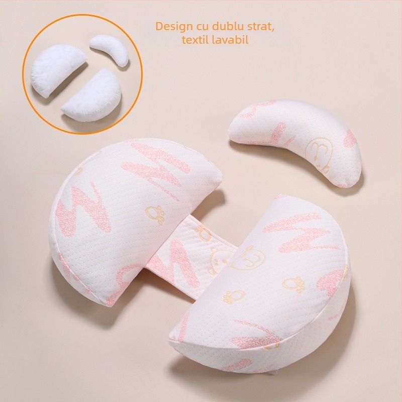 Perne de maternitate în formă de U, cu husă din fibre de bambus, greutate 1,1–1,5 kg, umplutură cod 19022027760