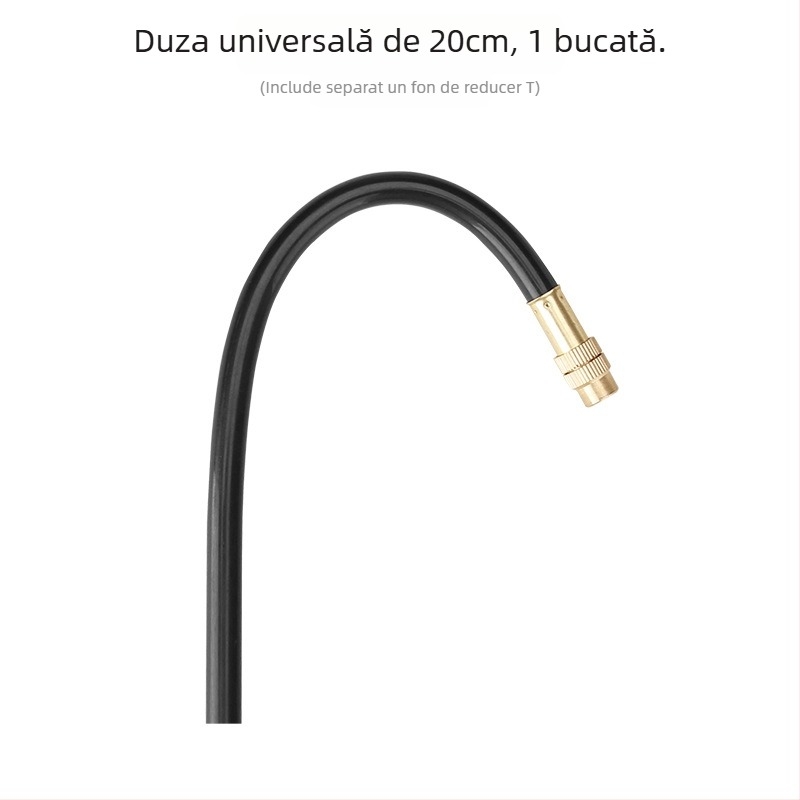 Duză de irigare Micro-spray cu unghi reglabil, duză universală 360°, instalare rapidă prin plug-in, pulverizator automat pentru grădină