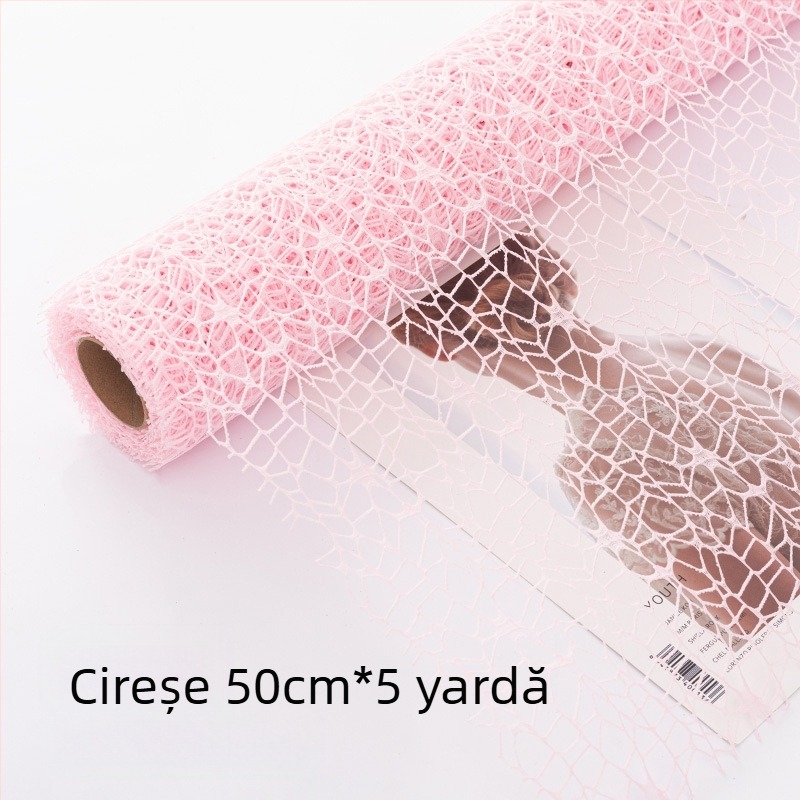 Rolă de plasă de tifon pentru împachetarea florilor – Flower Habitat, Ambalare pentru vânzare, Proces: Altul