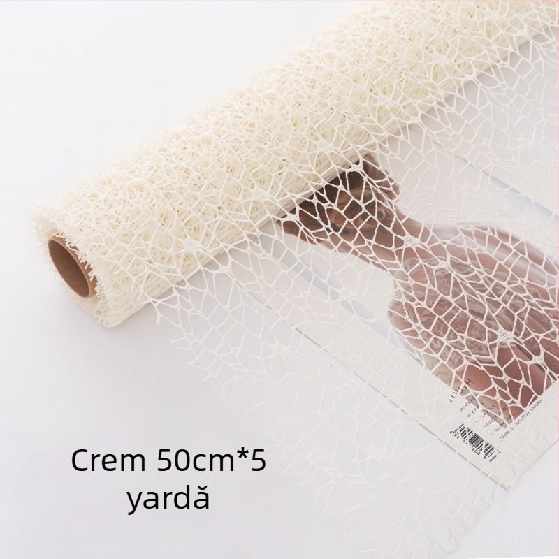 Rolă de plasă de tifon pentru împachetarea florilor – Flower Habitat, Ambalare pentru vânzare, Proces: Altul