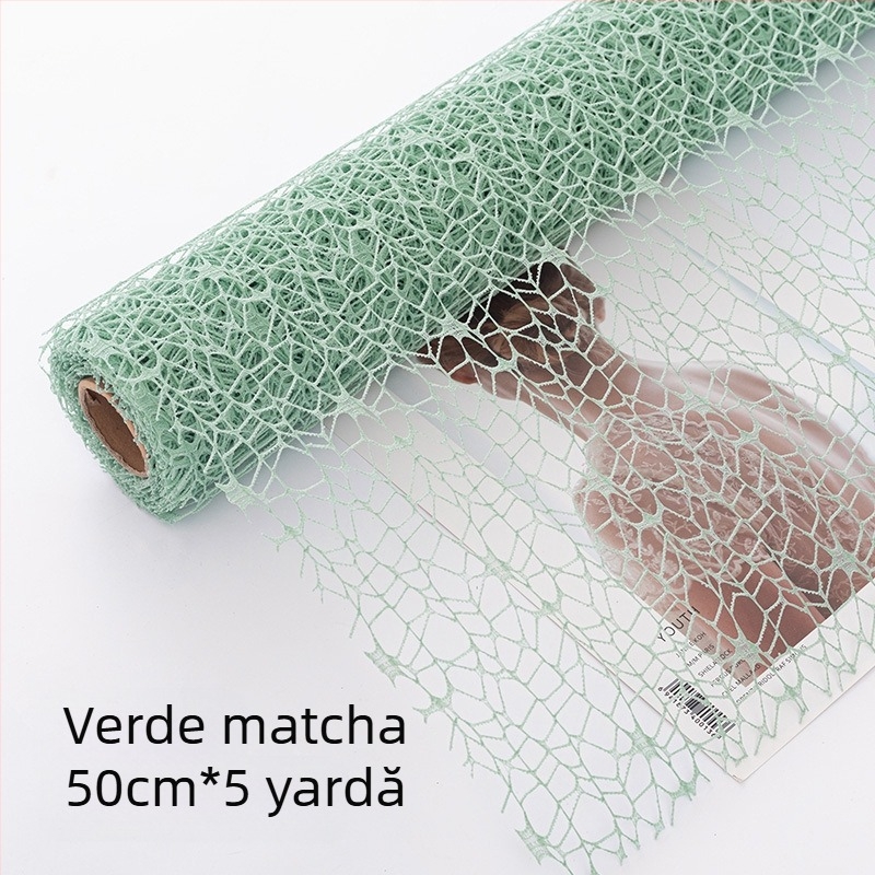 Rolă de plasă de tifon pentru împachetarea florilor – Flower Habitat, Ambalare pentru vânzare, Proces: Altul