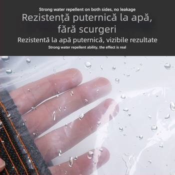 Folie PVC transparentă îmbunătățită pentru flori de casă, izolație termică, protecție împotriva ploii și prafului pentru balcon