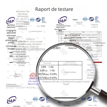 Ruoshiyu umbrelă de soare pliabilă – 8 brațe din oțel, țesătură poliester 210T, UPF 50+, mâner din aliaj, greutate 340 g